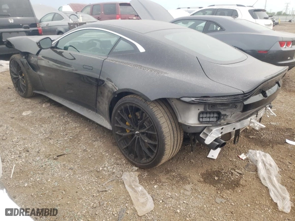 2023 Aston Martin Vantage with VIN SCFSMGAW7PGN07196, listed as a Copart auction lot 55477894 with 2,195 mi miles and Salvage Title. Bid and sale history available at carsss.com. Image 2.