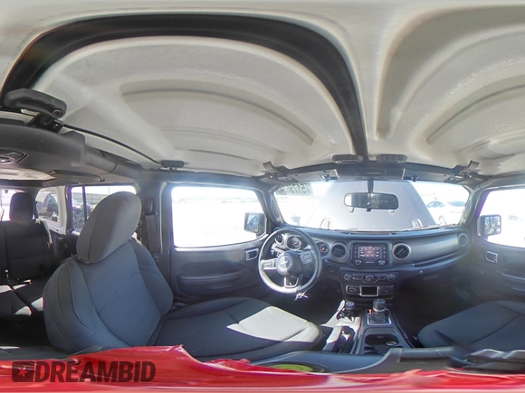 2020 Jeep Wrangler Unlimited Sport with VIN 1C4HJXDG6LW201614, listed as a Copart auction lot 51756345 with 56,346 mi miles and Salvage title. Bid and sale history available at DreamBid. Image 14.