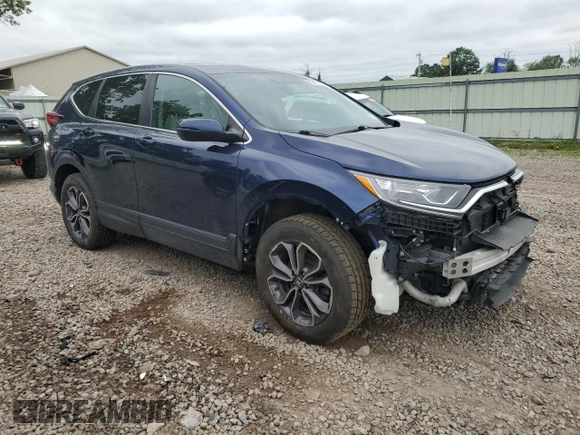 2020 Honda CR-V EX-L with VIN 2HKRW2H87LH633954, listed as a Copart auction lot 62471655 with 79,327 mi miles and Salvage title. Bid and sale history available at DreamBid. Image 4.