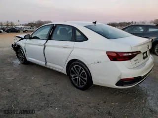 2024 Volkswagen Jetta Sport with VIN 3VWBM7BU2RM091558, listed as a Copart auction lot 45467805 with 10,595 mi miles and Salvage Title. Bid and sale history available at carsss.com. Image 2.