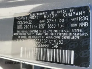 2023 Hyundai Venue SE with VIN KMHRB8A33PU219252, listed as a Copart auction lot 48568895 with 40,941 mi miles and Salvage Title. Bid and sale history available at DreamBid. Image 14.