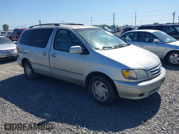 2003 Toyota Sienna LE with VIN 4T3ZF13C83U550595, listed as a IAAI auction lot 42109391 with 195,592 mi miles. Bid and sale history available at carsss.com. Image 1.
