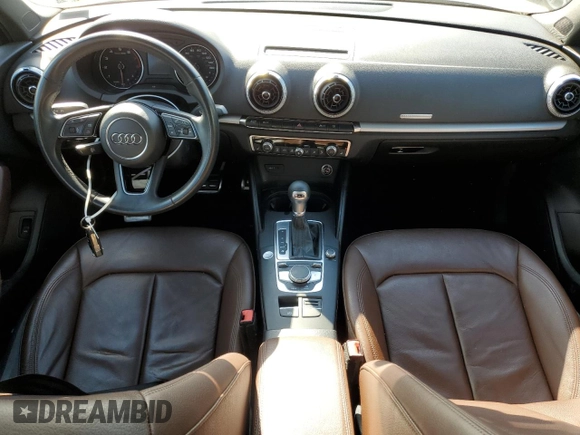 2019 Audi A3 Sedan Premium with VIN WAUAUGFF1KA102138, listed as a Copart auction lot 49698663 with 56,718 mi miles. Bid and sale history available at carsss.com. Image 8.