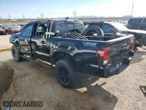 2021 Toyota Tacoma SR z VIN 5TFAX5GN5MX190518, wystawiony jako Copart lot #49783815 z przebiegiem 40 585 mil mil oraz Szkoda całkowita • Salvage title. Historia ofert i sprzedaży dostępna na DreamBid. Obrazek 2.