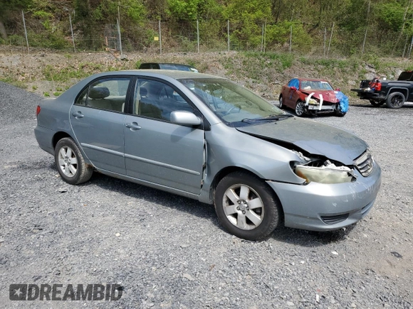 2004 Toyota Corolla CE with VIN 2T1BR38E94C283350, listed as a Copart auction lot 55277095 with 229,572 mi miles and Salvage Title. Bid and sale history available at DreamBid. Image 4.