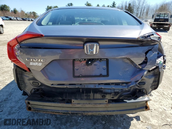 2016 Honda Civic Sedan LX with VIN 19XFC2F56GE205291, listed as a Copart auction lot 52288285 with 120,538 mi miles and Salvage Title. Bid and sale history available at carsss.com. Image 6.