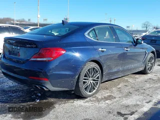 2019 Genesis G70 2.0T Advanced with VIN KMTG64LA0KU036566, listed as a IAAI auction lot 41263302 with 23,331 mi miles. Bid and sale history available at carsss.com. Image 4.