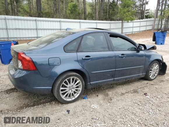 2009 Volvo S40 2.4L with VIN YV1MS382X92445246, listed as a Copart auction lot 51971885 with 127,359 mi miles and Salvage Title. Bid and sale history available at carsss.com. Image 3.