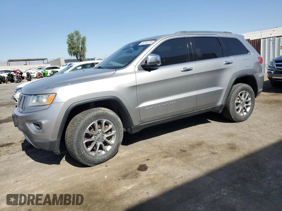 2016 Jeep Grand Cherokee Limited with VIN 1C4RJFBM1GC381387, listed as a Copart auction lot 58740275 with 155,313 mi miles and Clean title. Bid and sale history available at DreamBid. Image 1.