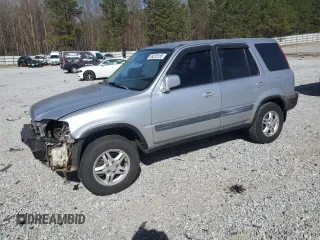 2001 Honda CR-V EX with VIN JHLRD18611C043548, listed as a Copart auction lot 49220155 with 201,476 mi miles and Salvage Title. Bid and sale history available at carsss.com. Image 1.