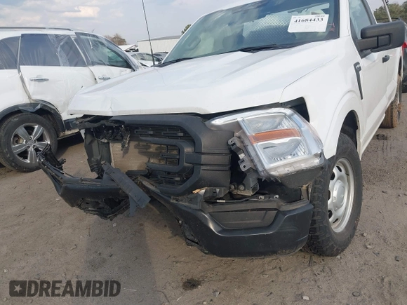 2022 Ford F-150 XL with VIN 1FTMF1CB2NKD95281, listed as a IAAI auction lot 41684433 with 1 mi miles. Bid and sale history available at carsss.com. Image 19.