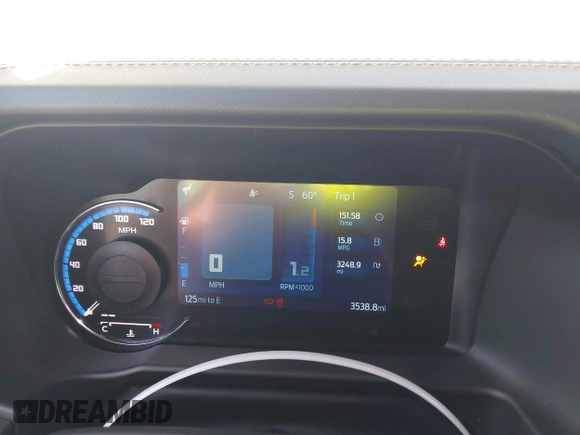 2024 Ford Bronco with VIN 1FMDE9AHXRLA24986, listed as a IAAI auction lot 41710504 with 3,538 mi miles and . Bid and sale history available at DreamBid. Image 7.
