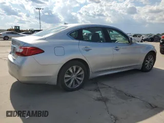 2013 Infiniti M37 with VIN JN1BY1AP7DM510396, listed as a Copart auction lot 70526304 with 138,097 mi miles and Salvage Title. Bid and sale history available at carsss.com. Image 3.