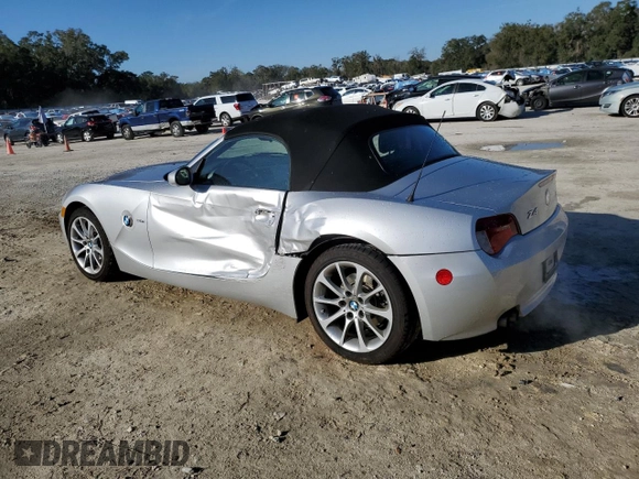 2008 BMW Z4 3.0i with VIN 4USBU33548LW76249, listed as a Copart auction lot 45762965 with 23,352 mi miles and Salvage title. Bid and sale history available at DreamBid. Image 2.