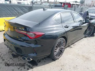 2021 Acura TLX Type S with VIN 19UUB7F04MA000077, listed as a IAAI auction lot 41615568 with 38,707 mi miles. Bid and sale history available at carsss.com. Image 4.