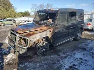 2015 Mercedes-Benz G-Class G 63 AMG with VIN WDCYC7DF2FX235723, listed as a Copart auction lot 83304194 with 0 mi miles and Salvage Title. Bid and sale history available at carsss.com. Image 1.