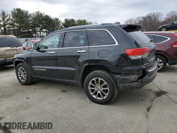 2015 Jeep Grand Cherokee Limited with VIN 1C4RJFBG0FC679986, listed as a Copart auction lot 47557695 with 92,689 mi miles and Salvage Title. Bid and sale history available at carsss.com. Image 2.