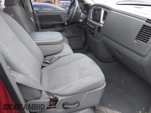 2007 Dodge 1500 SLT with VIN 1D7HU182X7S191322, listed as a IAAI auction lot 41715180 with Not Provided miles. Bid and sale history available at carsss.com. Image 5.