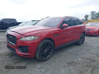 2018 Jaguar F-Pace 30t Premium with VIN SADCJ2GX8JA329196, listed as a IAAI auction lot 42202482 with 80,132 mi miles and . Bid and sale history available at DreamBid. Image 2.