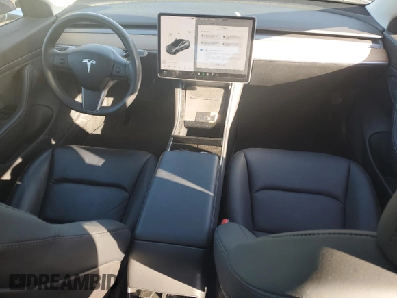2020 Tesla Model 3 Long Range with VIN 5YJ3E1EB6LF616807, listed as a Copart auction lot 49485625 with 34,896 mi miles and Salvage Title. Bid and sale history available at carsss.com. Image 8.