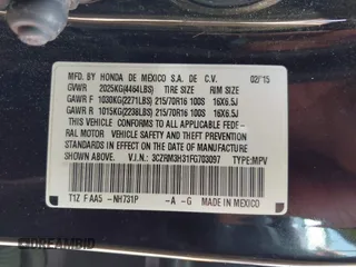 2015 Honda CR-V LX z VIN 3CZRM3H31FG703097, wystawiony jako IAAI lot #41841445 z przebiegiem 144 103 mil mil oraz . Historia ofert i sprzedaży dostępna na DreamBid. Obrazek 9.
