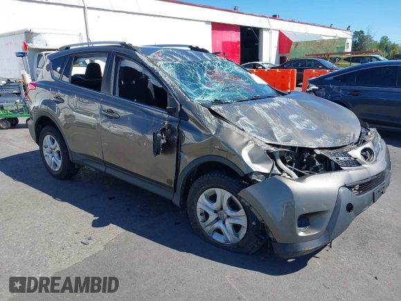 2015 Toyota RAV4 LE with VIN JTMBFREV2FD124756, listed as a IAAI auction lot 42051691 with 92,699 mi miles and . Bid and sale history available at DreamBid. Image 1.