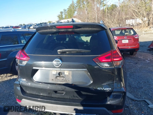 2019 Nissan Rogue SV with VIN KNMAT2MV2KP505805, listed as a IAAI auction lot 41192230 with 92,155 mi miles. Bid and sale history available at carsss.com. Image 16.