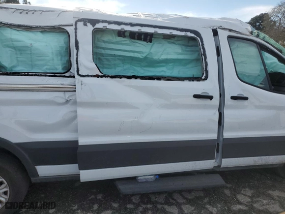 2023 Ford Transit Passenger Wagon XL with VIN 1FBAX2YG6PKA93557, listed as a Copart auction lot 42606195 with 0 mi miles and Non Repairable. Bid and sale history available at carsss.com. Image 11.
