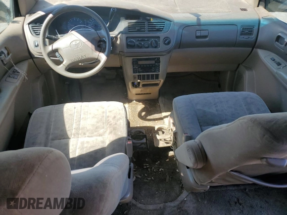 2001 Toyota Sienna LE with VIN 4T3ZF13C31U393555, listed as a Copart auction lot 76843924 with 159,957 mi miles and Clean Title. Bid and sale history available at carsss.com. Image 8.