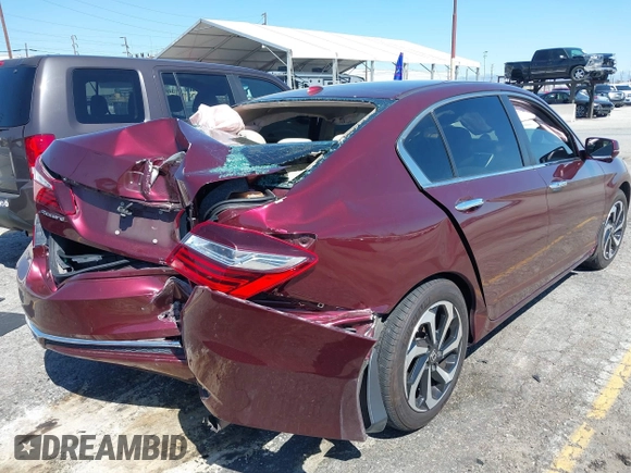 2016 Honda Accord Sedan EX with VIN 1HGCR2F77GA101514, listed as a IAAI auction lot 41819132 with 82,403 mi miles. Bid and sale history available at carsss.com. Image 4.