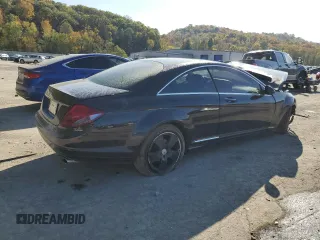 2007 Mercedes-Benz CL-Class 5.5L V8 with VIN WDDEJ71X77A006928, listed as a Copart auction lot 76513114 with 0 mi miles and Salvage Title. Bid and sale history available at carsss.com. Image 3.