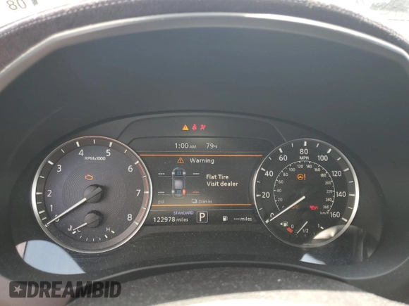2019 Infiniti QX50 Luxe with VIN 3PCAJ5M10KF115123, listed as a Copart auction lot 57309395 with 122,978 mi miles and Salvage title. Bid and sale history available at DreamBid. Image 9.