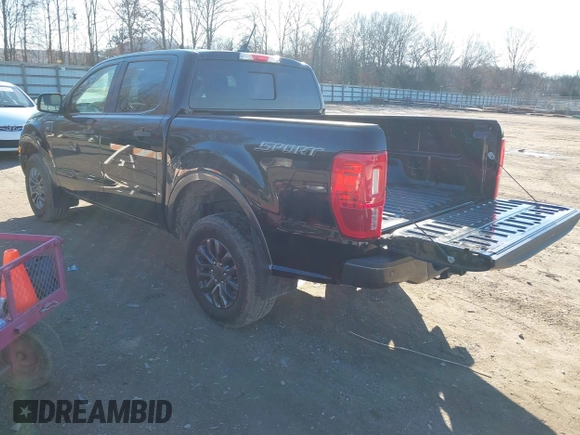 2019 Ford Ranger XL with VIN 1FTER4EH3KLA32962, listed as a IAAI auction lot 41595011 with 106,253 mi miles. Bid and sale history available at carsss.com. Image 3.