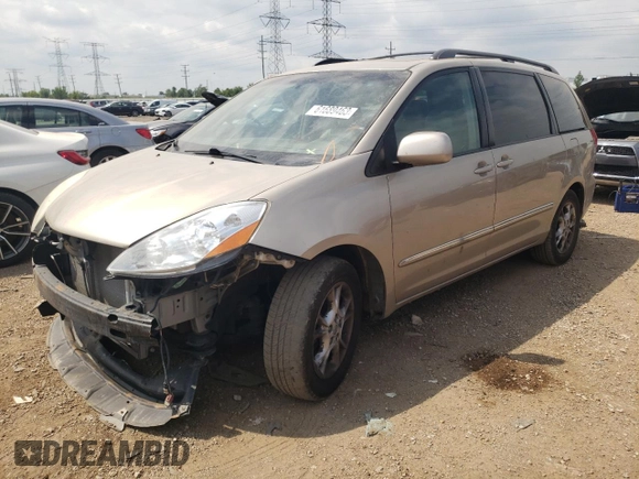 2006 Toyota Sienna XLE with VIN 5TDZA22CX6S531655, listed as a Copart auction lot 74183464 with 208,253 mi miles and Salvage Title. Bid and sale history available at carsss.com. Image 1.