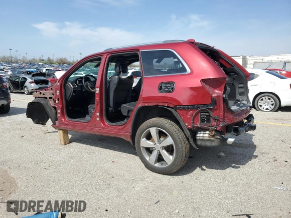 2014 Jeep Grand Cherokee Overland with VIN 1C4RJFCGXEC123682, listed as a Copart auction lot 51152265 with Not Provided miles and Salvage Title. Bid and sale history available at DreamBid. Image 2.
