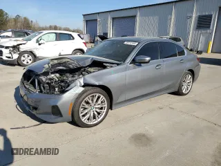 2024 BMW 3 Series 330i with VIN 3MW69FF06R8E12854, listed as a Copart auction lot 48712495 with 24,373 mi miles and Clean Title. Bid and sale history available at carsss.com. Image 1.