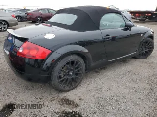 2005 Audi TT with VIN TRUTC28N551009655, listed as a Copart auction lot 75280194 with 0 mi miles and Salvage Title. Bid and sale history available at carsss.com. Image 3.