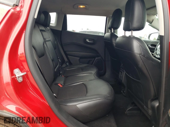 2019 Jeep Compass Latitude with VIN 3C4NJDBB7KT735802, listed as a Copart auction lot 57726275 with 58,660 mi miles and Salvage title. Bid and sale history available at DreamBid. Image 11.
