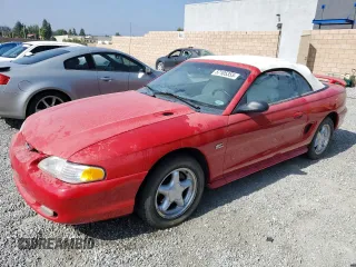 1994 Ford Mustang z VIN 1FALP45T8RF222210, wystawiony jako Copart lot #57105355 z przebiegiem 49 716 mil mil oraz Czysty tytuł • Clean title. Historia ofert i sprzedaży dostępna na DreamBid. Obrazek 1.