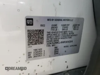 2022 GMC Yukon XL AT4 with VIN 1GKS2HKL4NR304304, listed as a Copart auction lot 79207444 with 68,878 mi miles and Salvage Title. Bid and sale history available at carsss.com. Image 13.