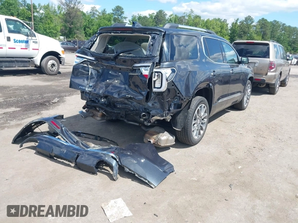 2022 GMC Acadia Denali with VIN 1GKKNXLS0NZ168843, listed as a IAAI auction lot 42322489 with 30,293 mi miles and . Bid and sale history available at DreamBid. Image 4.