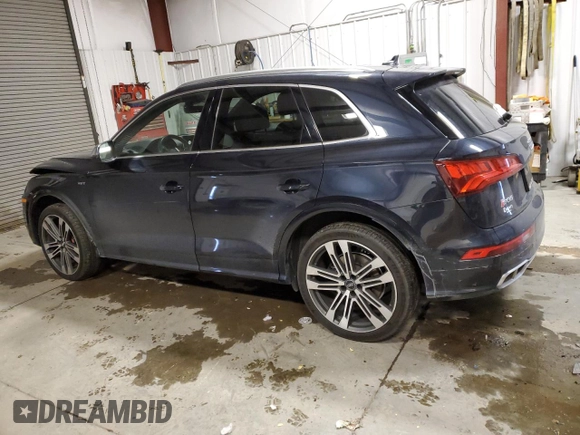 2018 Audi SQ5 Prestige with VIN WA1C4AFY3J2083105, listed as a Copart auction lot 37933474 with 58,064 mi miles and . Bid and sale history available at DreamBid. Image 2.
