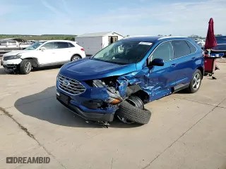2022 Ford Edge SEL with VIN 2FMPK4J9XNBB09287, listed as a Copart auction lot 50370455 with 0 mi miles and Salvage Title. Bid and sale history available at carsss.com. Image 15.