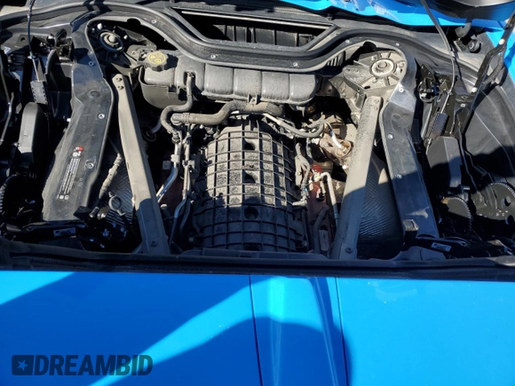 2022 Chevrolet Corvette 3LT with VIN 1G1YC3D48N5122827, listed as a Copart auction lot 75023074 with 22,424 mi miles and Salvage Title. Bid and sale history available at carsss.com. Image 11.