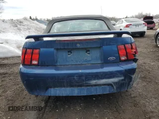 2000 Ford Mustang with VIN 1FAFP4442YF213444, listed as a Copart auction lot 51040875 with 124,925 mi miles and Salvage Title. Bid and sale history available at carsss.com. Image 6.