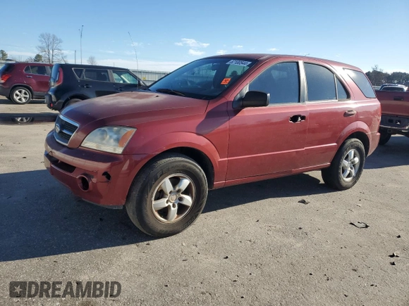 2006 Kia Sorento LX z VIN KNDJD733565554332, wystawiony jako Copart lot #87100544 z przebiegiem 212 084 mil mil oraz Nie do naprawy • Non repairable. Historia ofert i sprzedaży dostępna na DreamBid. Obrazek 1.