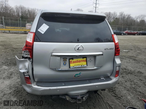 2012 Lexus GX 460 with VIN JTJBM7FX0C5047334, listed as a Copart auction lot 75871524 with 111,681 mi miles and Salvage Title. Bid and sale history available at carsss.com. Image 6.