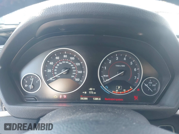 2018 BMW 3 Series 330i xDrive with VIN WBA8Z9C58JG827772, listed as a IAAI auction lot 41542464 with 56,386 mi miles. Bid and sale history available at carsss.com. Image 7.
