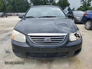2007 Kia Spectra EX with VIN KNAFE121575466606, listed as a Copart auction lot 72697584 with 91,619 mi miles and Salvage Title. Bid and sale history available at carsss.com. Image 5.