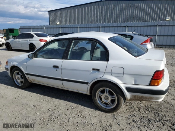 1997 Toyota Tercel DX with VIN JT2BC52L5V0215622, listed as a Copart auction lot 87475544 with 382,242 mi miles and Salvage Title. Bid and sale history available at carsss.com. Image 2.